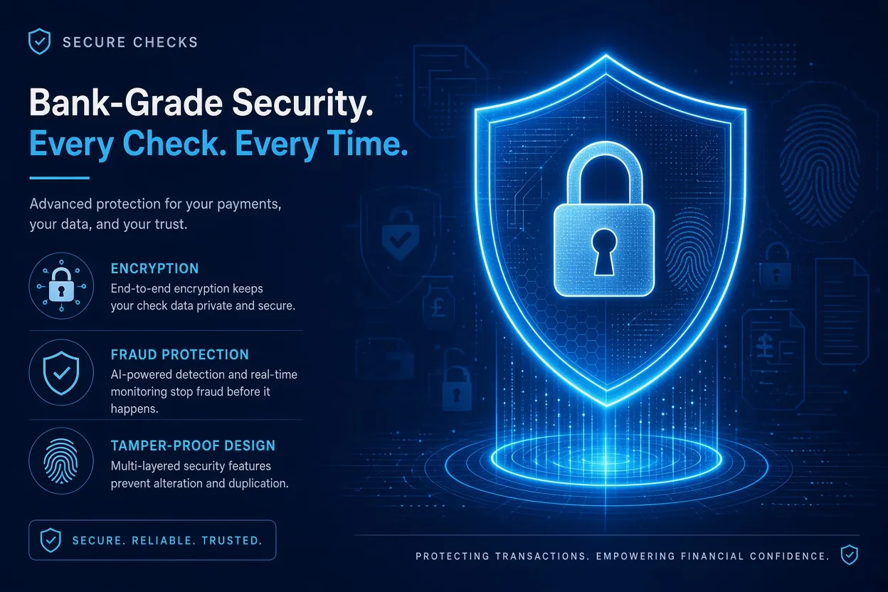 Security details printed on every eCheckPay check